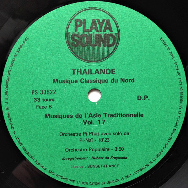 Thaïlande (Musique Classique Du Nord)