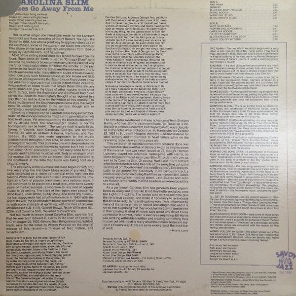 Release: Blues From The Cotton Fields-Vinyl-US-1985-SJL 1153, SJL1153-5865564
