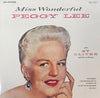 Peggy Lee - Miss Wonderful (Vinyl, LP, Album, Mono) Very Good Plus (VG+) / Very Good (VG)