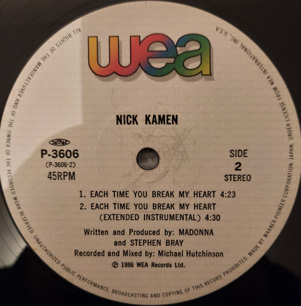 Each Time You Break My Heart