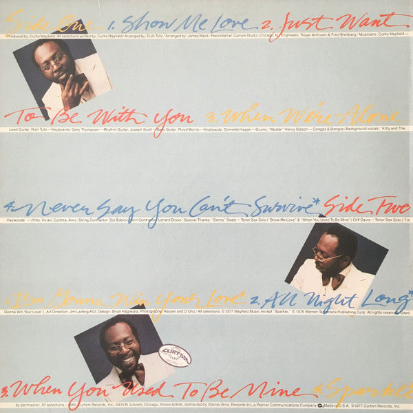 Master Release: Never Say You Can't Survive by Curtis Mayfield