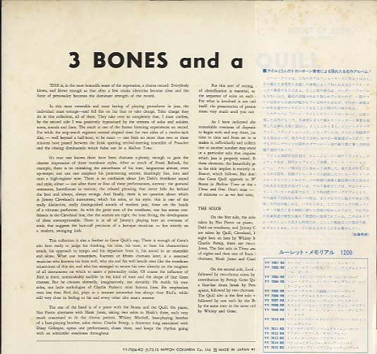 3 Bones And A Quill