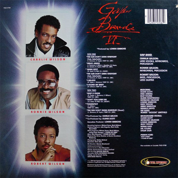 Release: Gap Band VI-Vinyl-US-1984-TEL8-5708-1113175