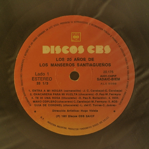 Los 20 Años De Los Manseros Santiagueños
