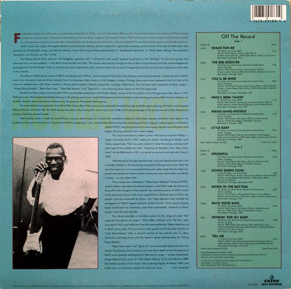Release: Howlin' Wolf-Vinyl-US-1987-CH-9183-3446400