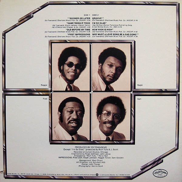 Release: First Impressions-Vinyl-US-1975-CU 5003-1231315