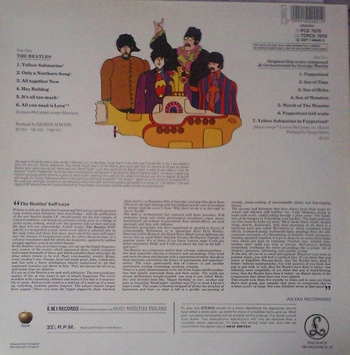 Release: Yellow Submarine-Vinyl-UK-None-PCS 7070, 10 4002 1-3581634