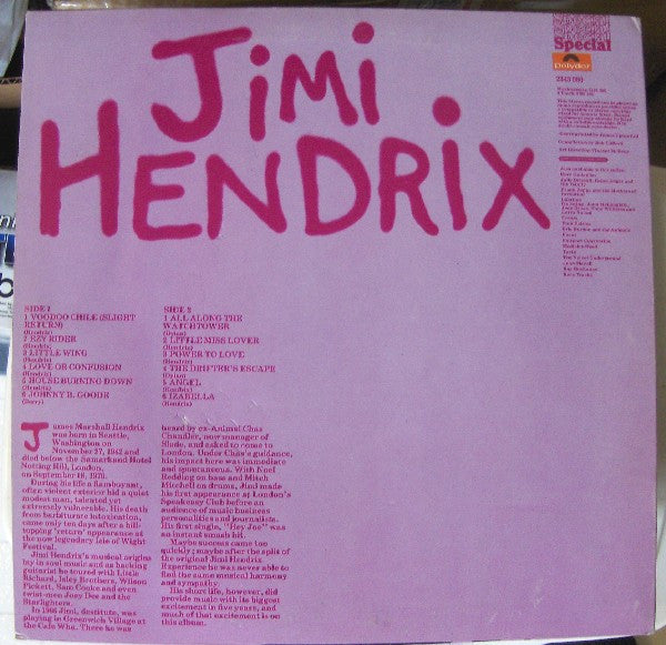Release: Jimi Hendrix-Vinyl-UK-1975-2343 080, 2343-080-2810190