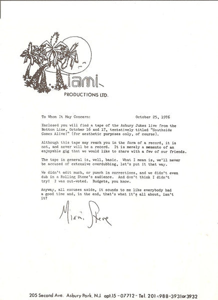 Jukes Live At The Bottom Line