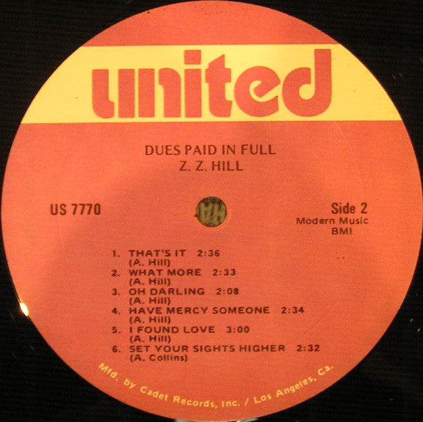 Dues Paid In Full