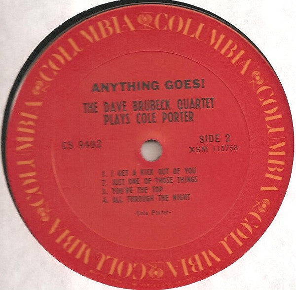 Anything Goes! The Dave Brubeck Quartet Plays Cole Porter