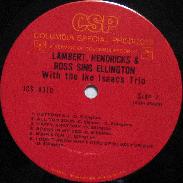 Master Release: Sing Ellington by Lambert, Hendricks & Ross