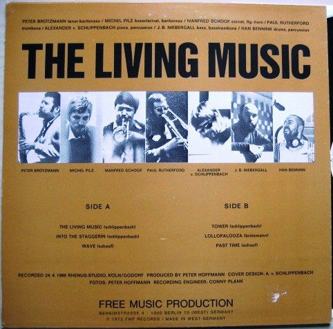 Master Release: The Living Music by Alexander von Schlippenbach
