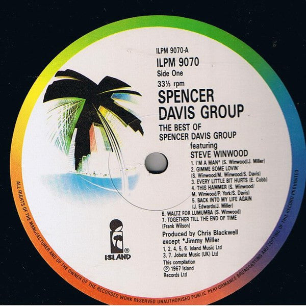 The Best Of The Spencer Davis Group Featuring Stevie Winwood