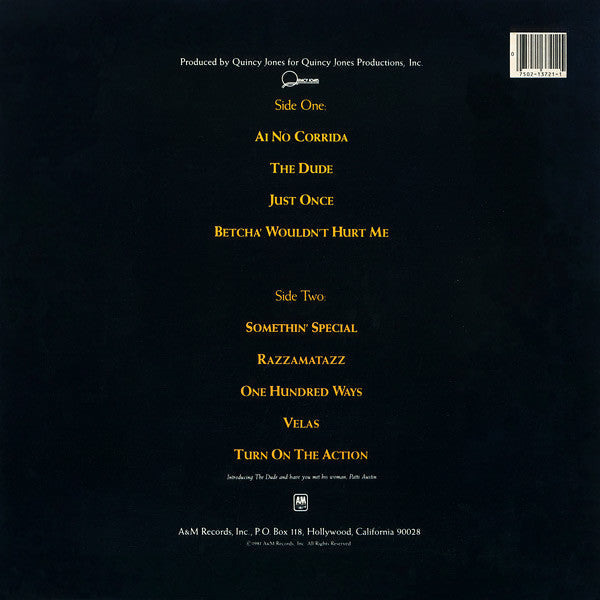 Release: The Dude-Vinyl-US-1981-SP-3721-2870297