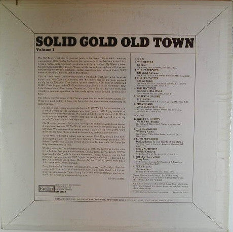 Master Release: Your Old Favorites On The Old Town by Various