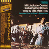 Milt Jackson Quintet - That's The Way It Is (Vinyl, LP, Album, Reissue, Stereo) Very Good Plus (VG+) / Very Good Plus (VG+)