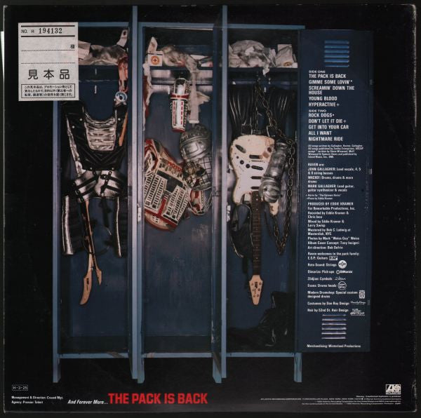 Release: The Pack Is Back-Vinyl-Japan-1986-P-13263-2816556