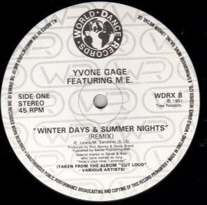 Release: Winter Days & Summer Nights-Vinyl-UK-1991-WDRX 8-3206507
