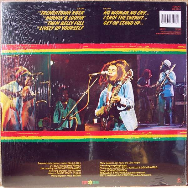 Release: Live! At The Lyceum-Vinyl-UK & Europe-1994-TGLLP 4, 846 203-1-2714690
