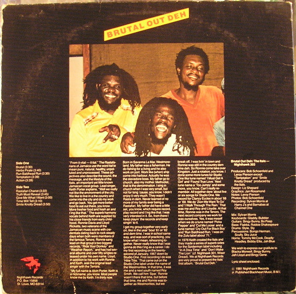 Master Release: Brutal Out Deh by The Itals