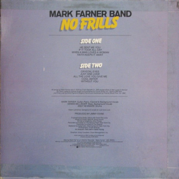 Master Release: No Frills by Mark Farner Band