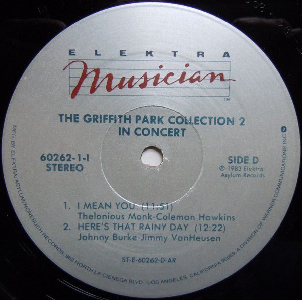 The Griffith Park Collection 2 In Concert