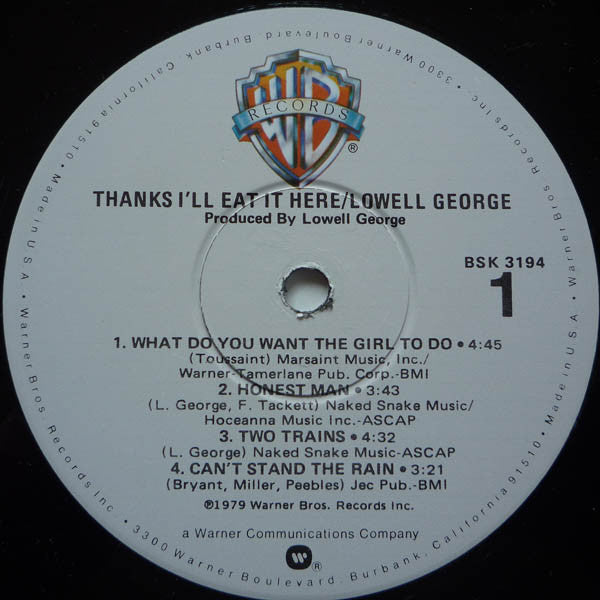 Thanks I'll Eat It Here