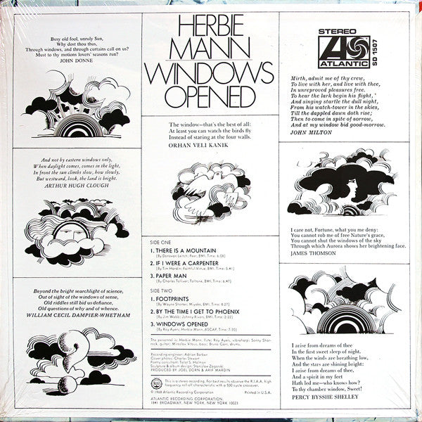 Master Release: Windows Opened by Herbie Mann