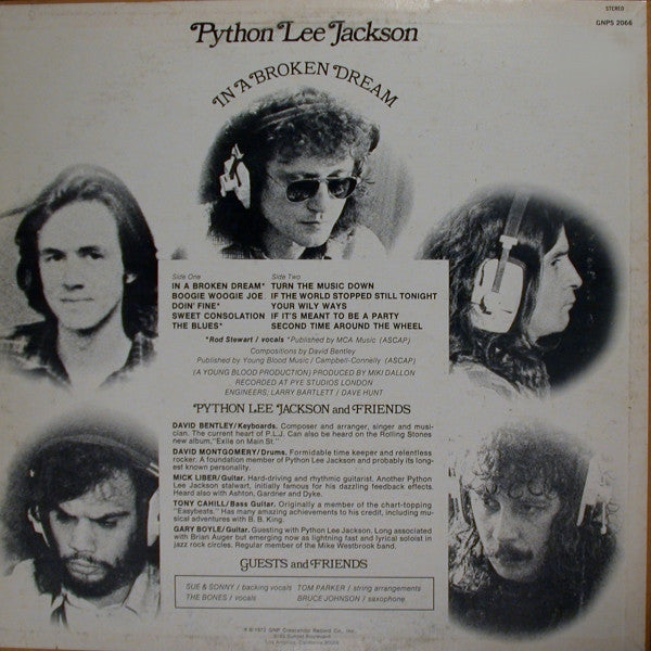 Release: In A Broken Dream-Vinyl-US-1972-GNPS 2066-1614754