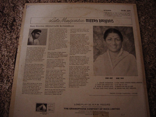 Master Release: Meera Bhajans by Lata Mangeshkar