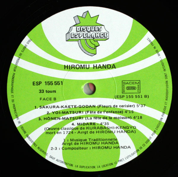 Le Koto De Hiromu Handa