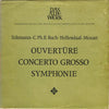 Georg Philipp Telemann - Overtüre • Concerto Grosso • Symphonie (Vinyl, LP) Very Good Plus (VG+) / Very Good (VG)
