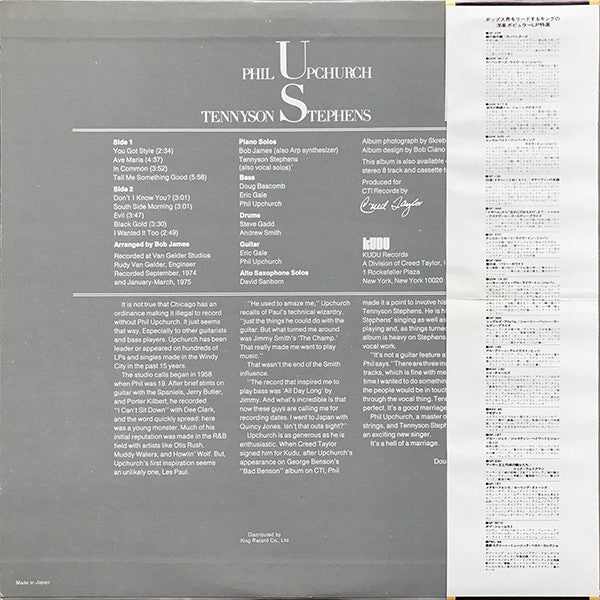Upchurch/Tennyson