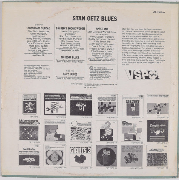 Stan Getz Blues