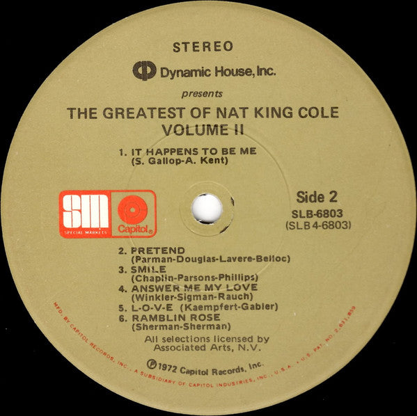 The Greatest Of Nat King Cole