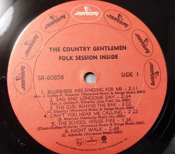Master Release: Folk Session Inside by The Country Gentlemen