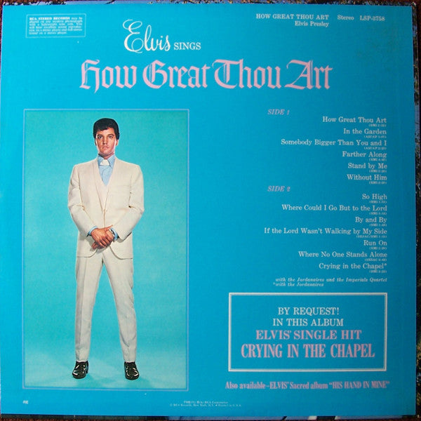 Release: How Great Thou Art-Vinyl-US-1976-LSP-3758, LSP 3758-13719960