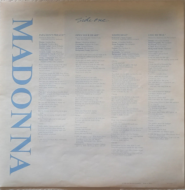 True Blue = トゥルー・ブルー