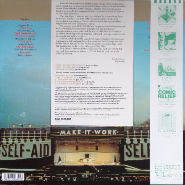 Release: Live For Ireland-Vinyl-Japan-1988-P-13615-11490467