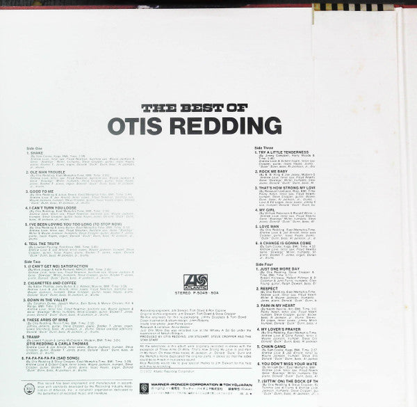 Release: The Best Of Otis Redding-Vinyl-Japan-1972-P-5049~50A-23819927
