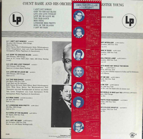 Count Basie And His Orchestra Featuring Lester Young