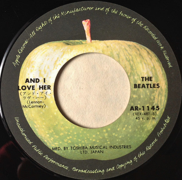 And I Love Her = アンド・アイ・ラヴ・ハー / If I Fell = 恋におちたら