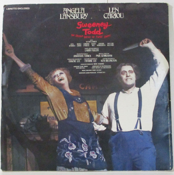 Release: Sweeney Todd: The Demon Barber Of Fleet Street (Original Cast)-Vinyl-US-1979-CBL2-3379-11925731