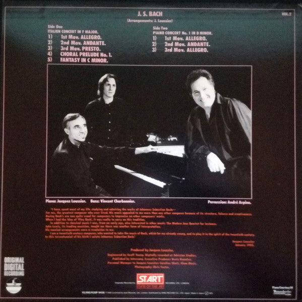 The Newest Play Bach: In Digital Recording Volume 2