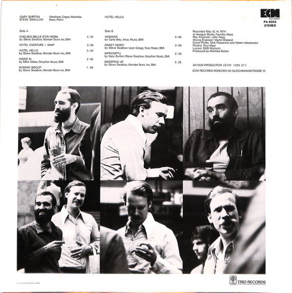Release: Hotel Hello-Vinyl-Japan-1975-PA-6055-11187947