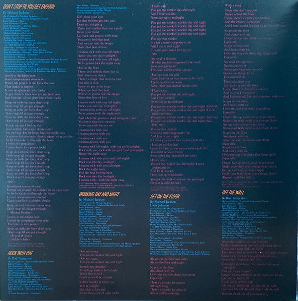 Release: Off The Wall-Vinyl-US-1979-FE 35745-23553305