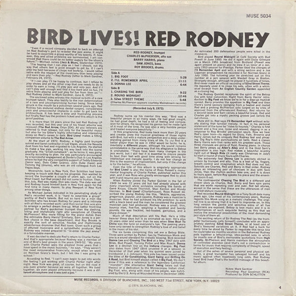 Release: Bird Lives!-Vinyl-US-1974-MR 5034, 5034-22510721