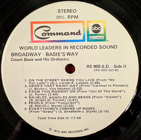 Broadway Basie's...Way