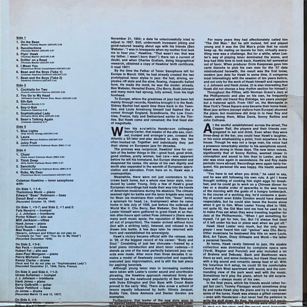 Master Release: The Hawk Flies by Coleman Hawkins